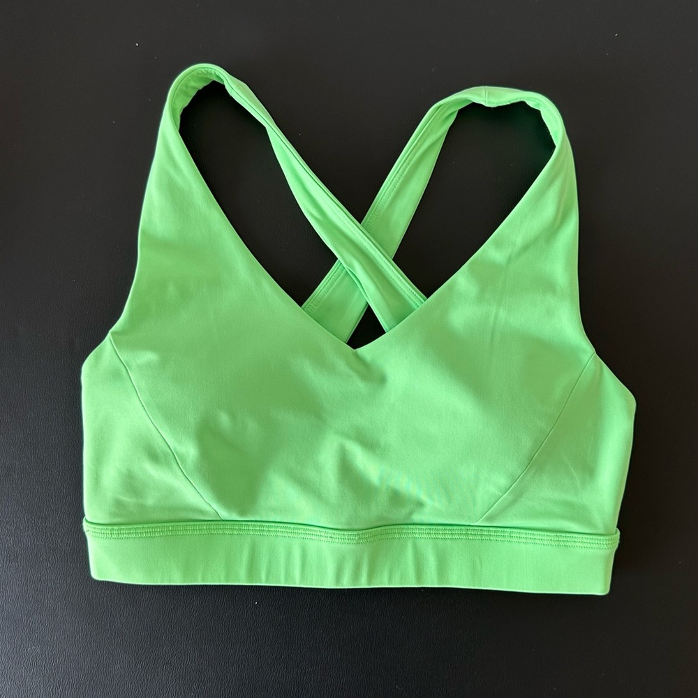 Green Lululemon Bra Size 6